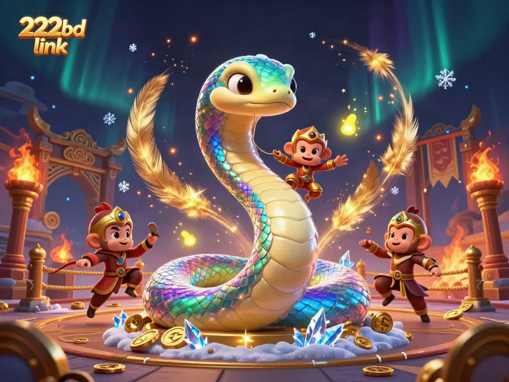 Engage in thrilling casino action with the vibrant 222bd link illustration showcasing characters and gaming elements.