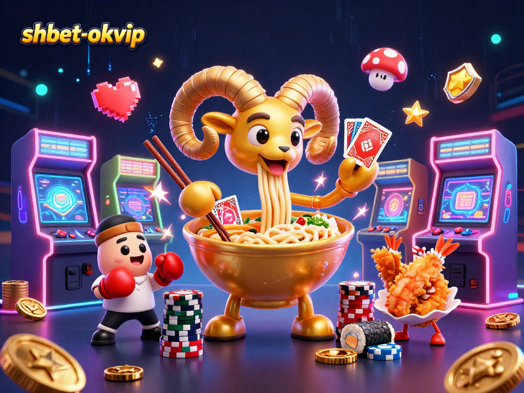 Engage in thrilling gaming at shbet-okvip with vibrant digital elements and animated characters.