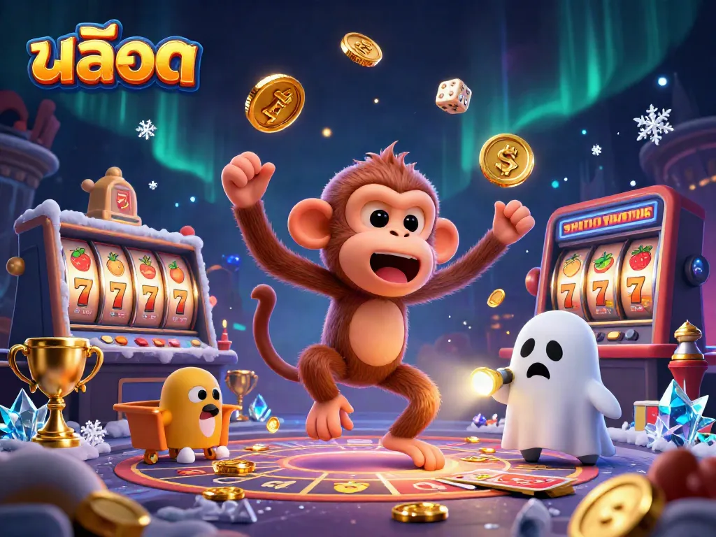 สนุกกับเกมสล็อตแบบ 3D กับสัตว์ประหลาดและสัญลักษณ์ทองคำ