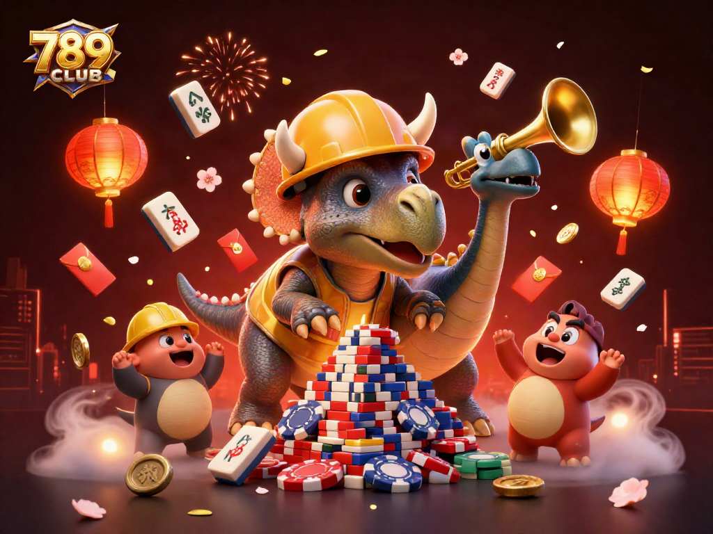 Engage in thrilling gameplay at 789CLUB with vibrant casino-themed celebration.