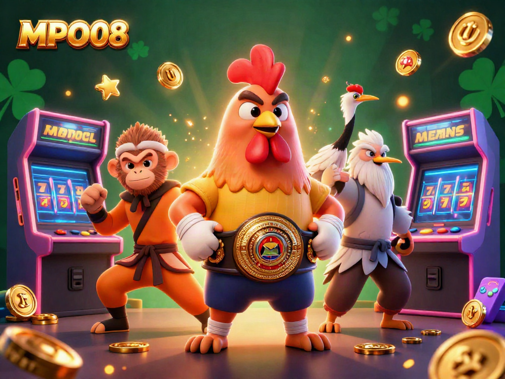 Enjoy the explosive fun of MPO08 with vibrant characters and games in an immersive online casino!