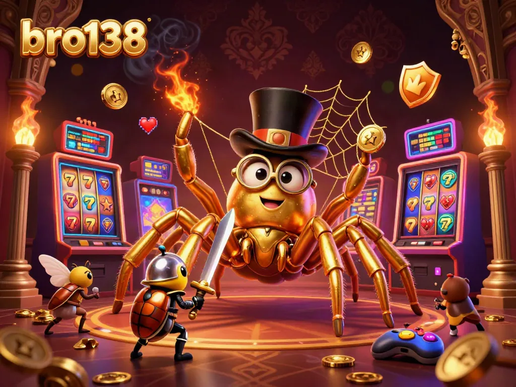 Experience thrilling spins at bro138 with vibrant slot machines and whimsical characters.