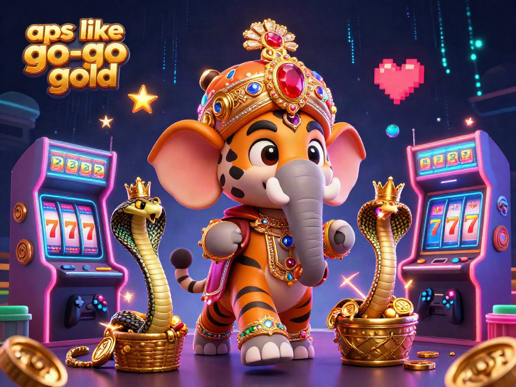 Play interactive games like Go Go Gold with vibrant gaming machines and colorful prizes.
