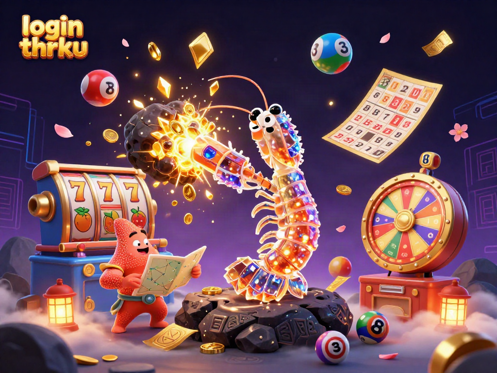 Engage in playful winning strategies with login thrku, vibrant casino elements all around.
