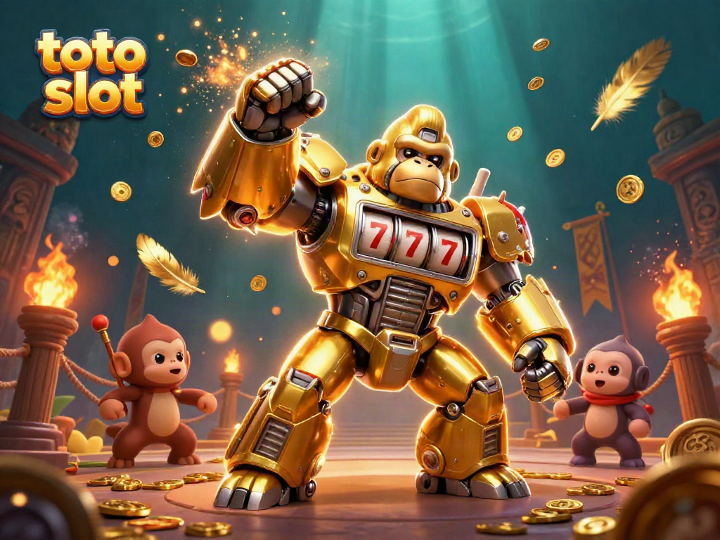 Experience the thrill of toto slot with dynamic 3D characters and rich casino elements.