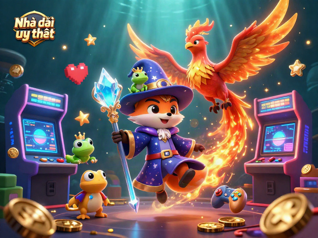 Join your winning journey at Nhà cái uy tín with enchanting characters in a dynamic casino setting.