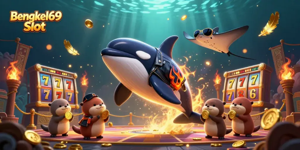 Engage with thrilling action in the Bengkel69 Slot universe featuring vibrant characters and exciting game elements.